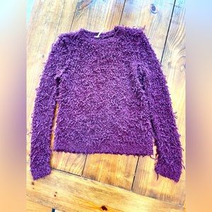 Free People Wool Blend Shaggy Sweater